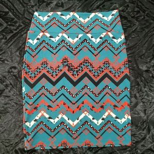 Lularoe Aztec Midi Skirt
